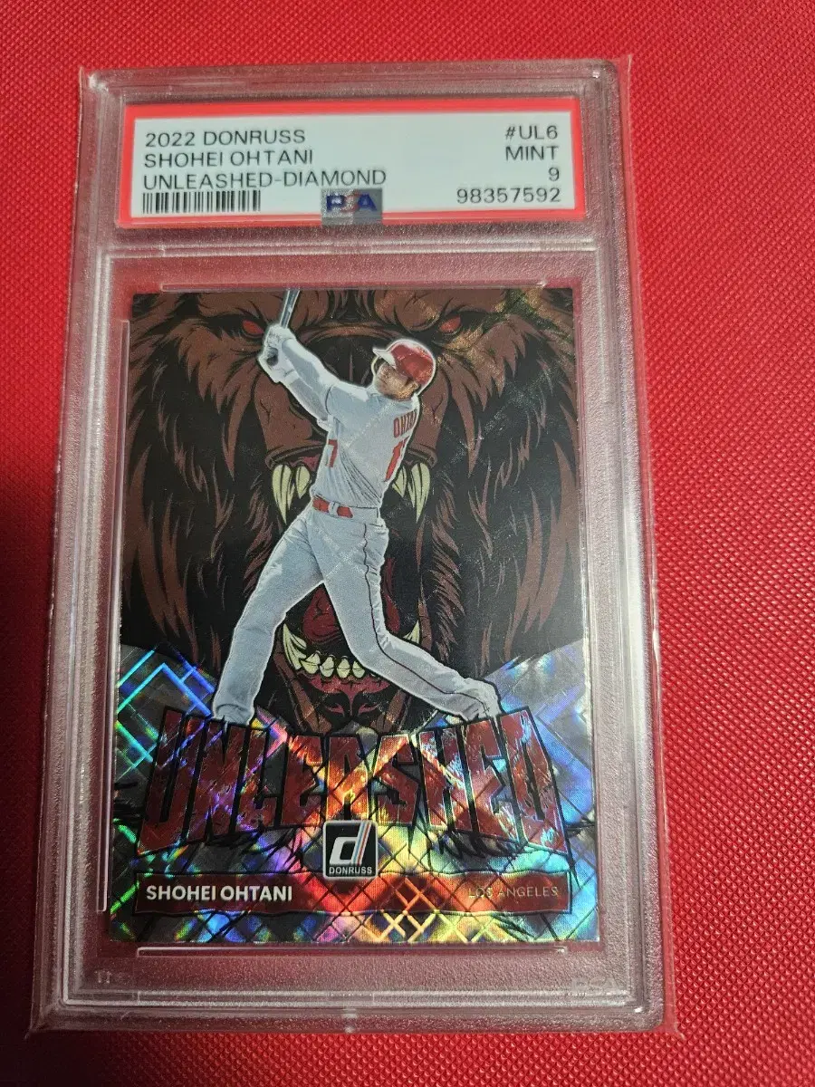 오타니 2022 Panini Unleashed PSA 9등급 카드